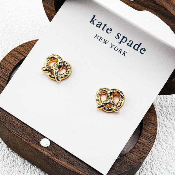 Kate Spade Heart Stud Earrings - Picture 3 of 5